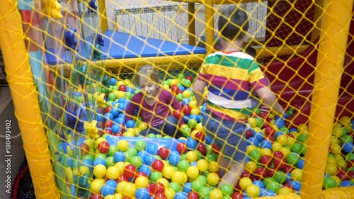 Children's indoor games. photo