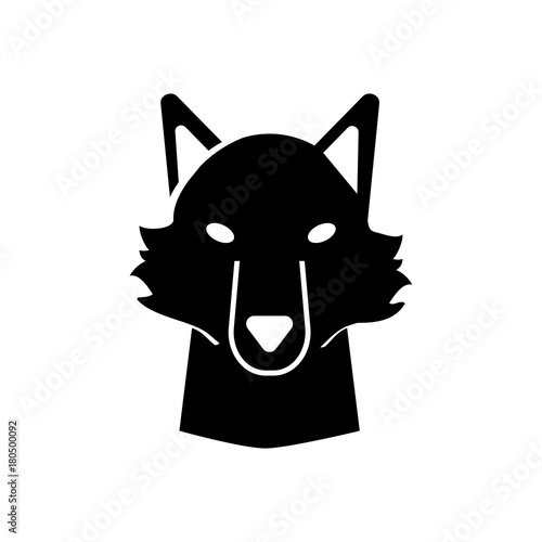 Dog head icon