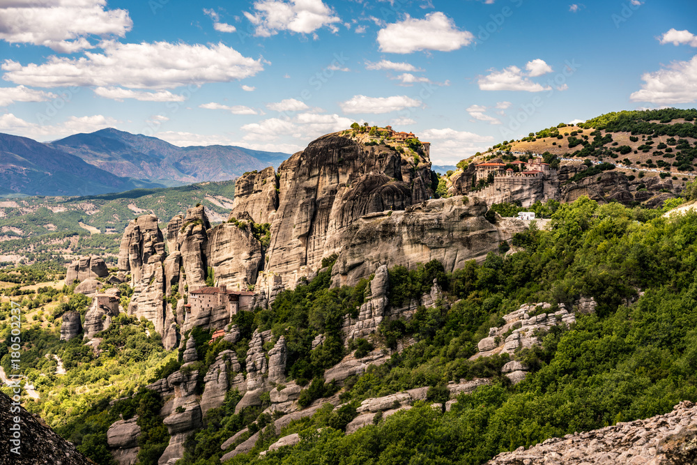 Meteora, Monasteries on Huge Rocks, near Kalabaka in Greece Meteora, Monasteries on Huge Rocks, near Kalabaka in Greece