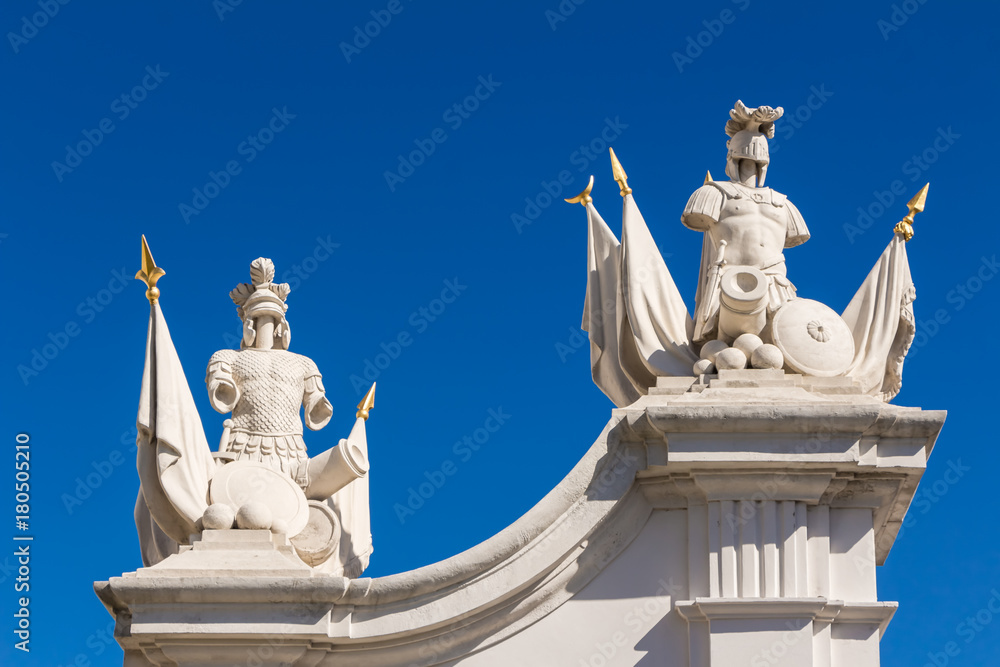 Obraz premium Sculpture at Bratislava Castle