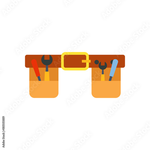 Tool belt with instruments icon