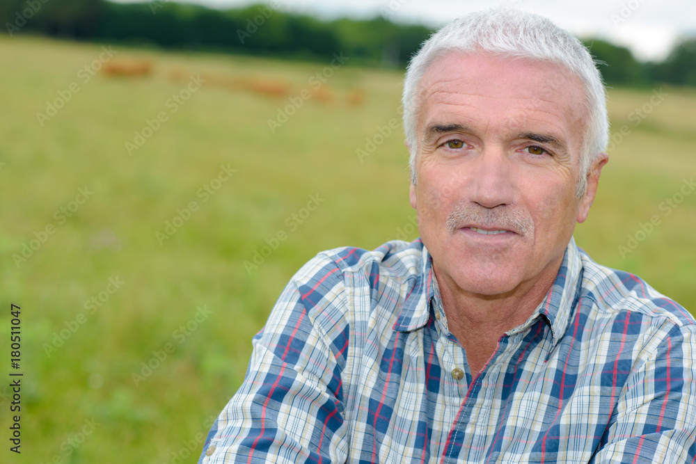 man in the field man in the field