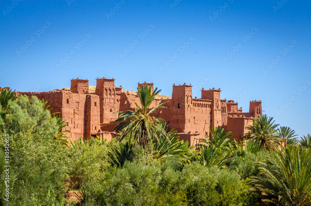 Kasbah Ait Ben Haddou in the desert near Atlas Mountains, Morocco Kasbah Ait Ben Haddou in the desert near Atlas Mountains, Morocco