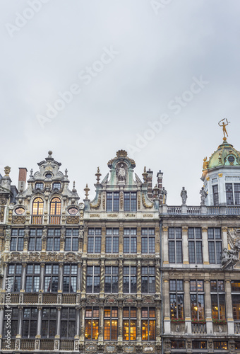 Guildhalls on Grand Place in Brussels, Belgium. © Anibal Trejo