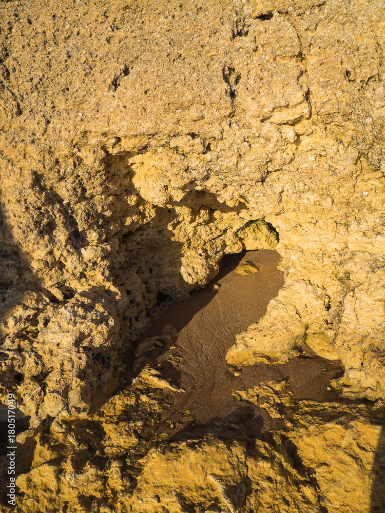 Fototapeta premium Sandstone coastline with sandy beaches at Gale