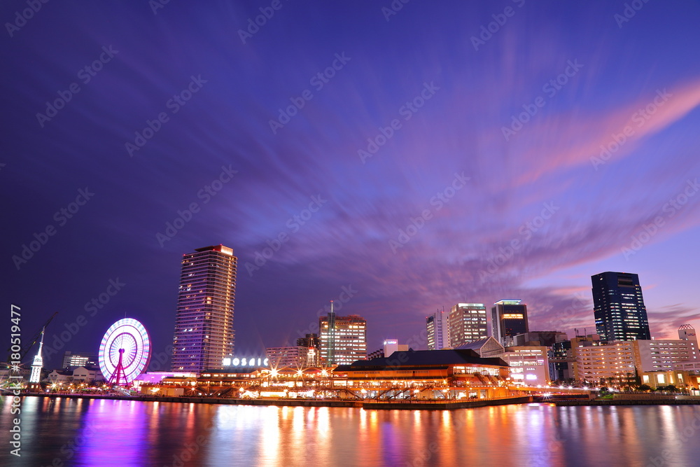 Fototapeta premium Kobe night view