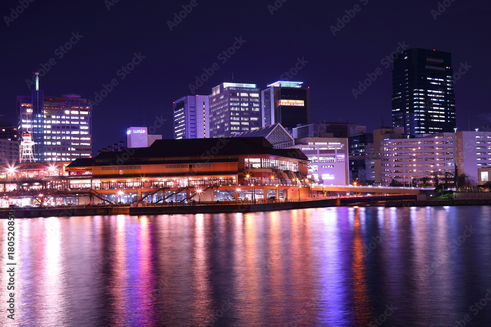 Naklejka premium Kobe night view