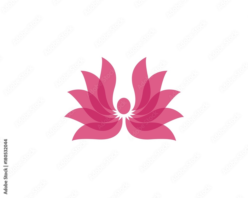 Lotus flowers design logo Template icon Lotus flowers design logo Template icon