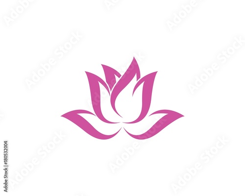  Lotus flowers design logo Template icon