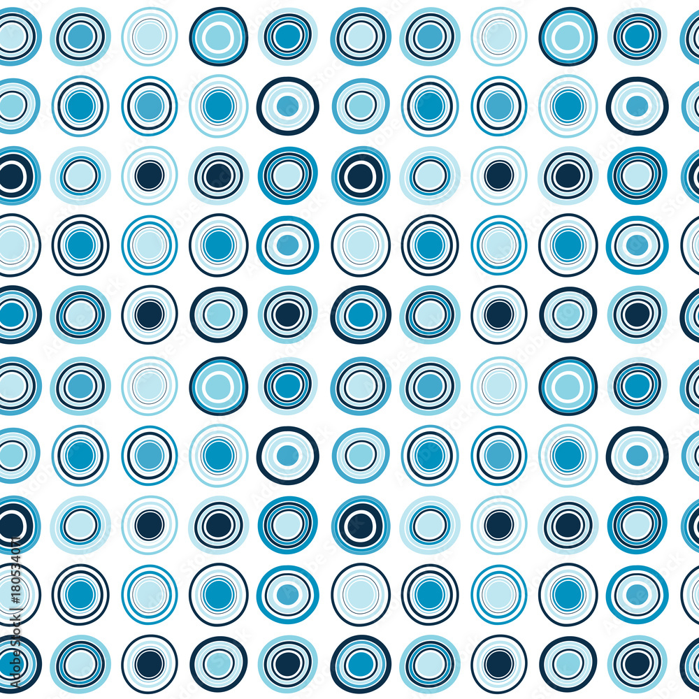 Wrapping paper with blue circles Wrapping paper with blue circles