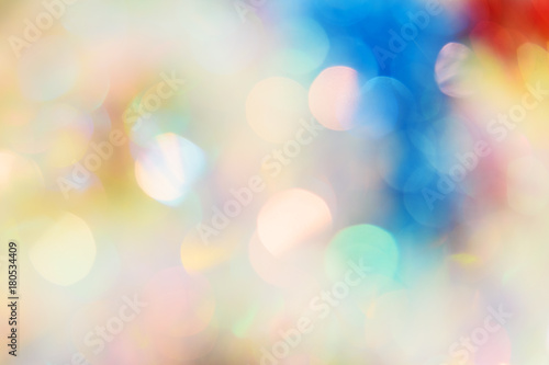 Different colors bokeh background. Christmas background texture