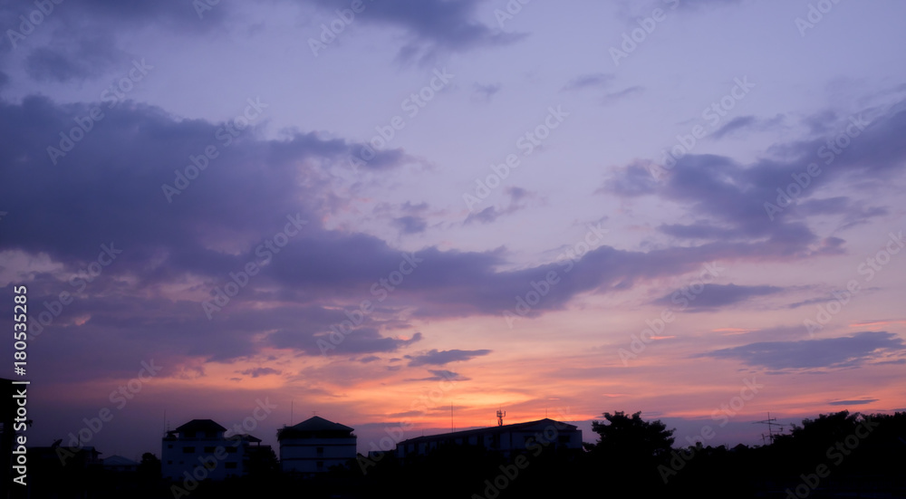 Sky and clouds / Sky and clouds at twilight. Sky and clouds / Sky and clouds at twilight.