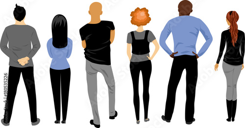 people. the view from the back
