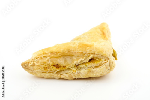 Chicken Puff on white background