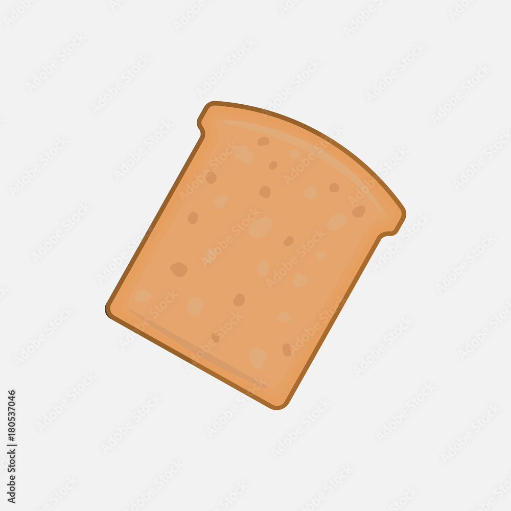 Bread vector icon. Loaf is cut into pieces. Bread vector icon. Loaf is cut into pieces.