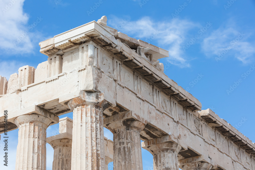 Old details of the Athenian Acropolis Old details of the Athenian Acropolis