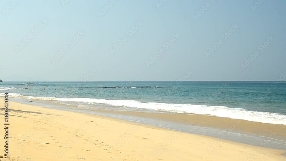 Sea waves at the beach Sea waves at the beach