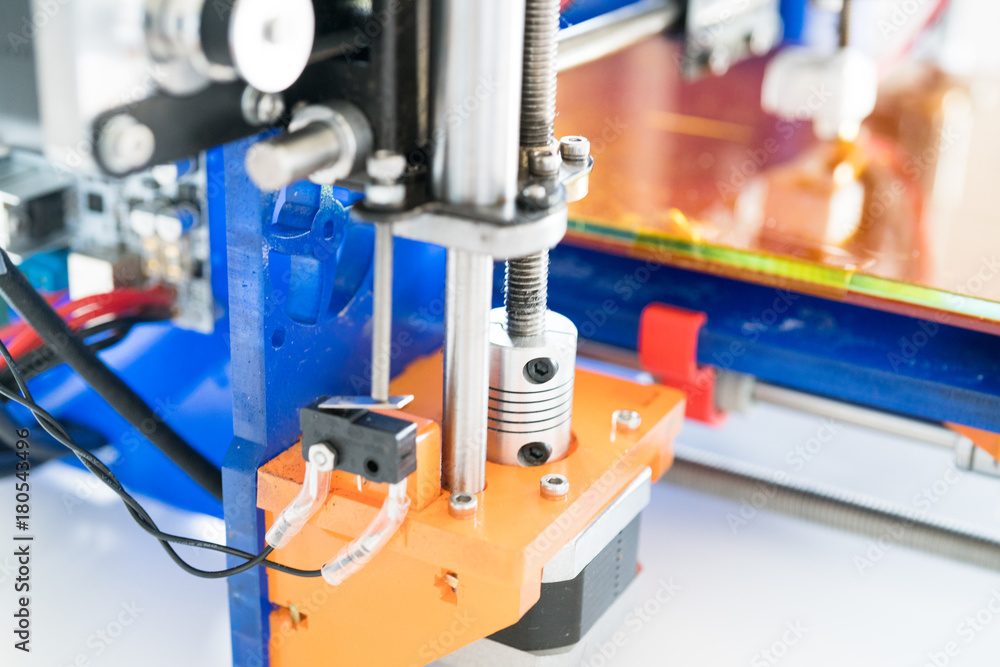 homemade 3D printer to print plastic prototypes