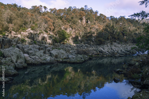 Cataract Gorge during the day in Launceston, Tasmania.