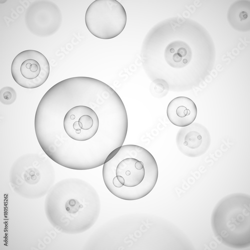 Science background with cells. Graphic concept for your design