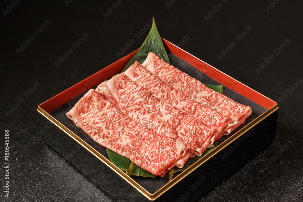 ブランド高級和牛肉　Luxury Japanese beef (for sukiyaki)