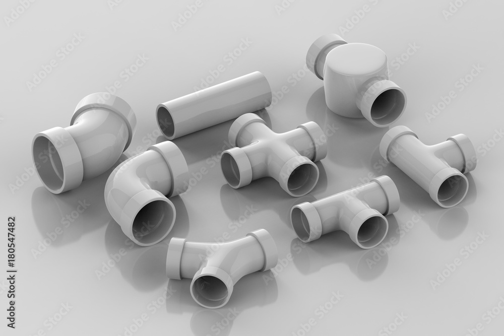 Fototapeta premium set of pipe joints