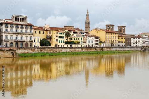 Florence and Arno river view, Tuscany, Italy © tanialerro