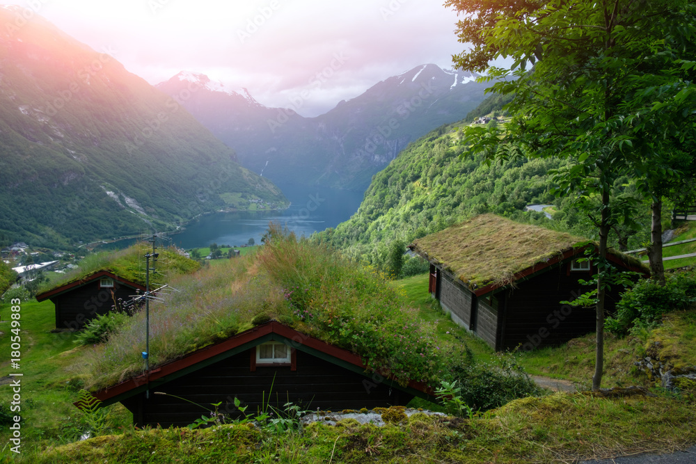 Breathtaking view of Sunnylvsfjorden fjord