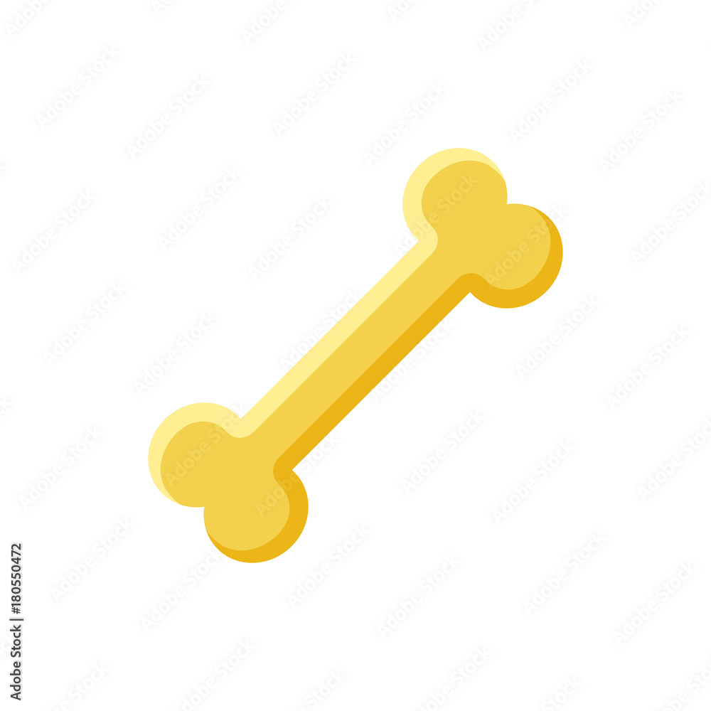 Dog bone Icon isolated on white background. Dog bone Icon isolated on white background.