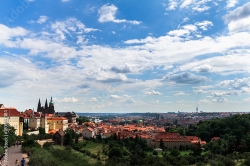 Top view of Prague's Old Town © ozhukovaphoto