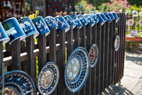 Ceramic pots in Tihany near Lake Balaton, Hungary photo