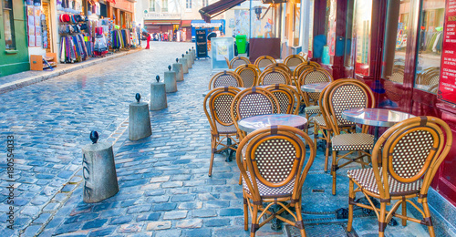 PARIS, FRANCE - DECEMBER 2012: Tourists visit Montmartre art dis