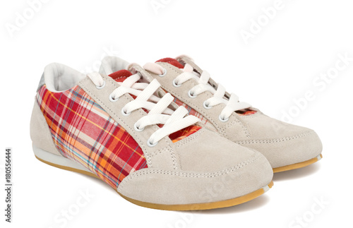 teenager shoes, clipping path