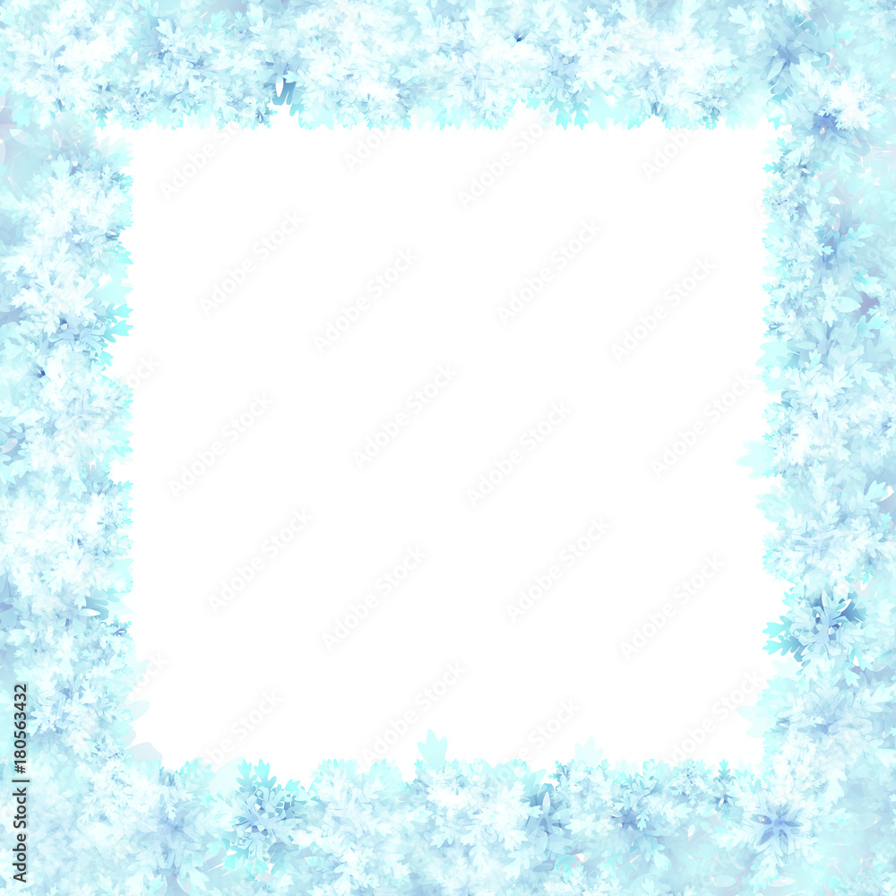 Christmas Snowflake Frame