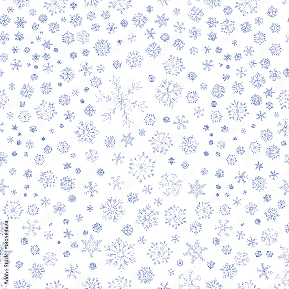 Seamless Snowflakes Pattern Seamless Snowflakes Pattern