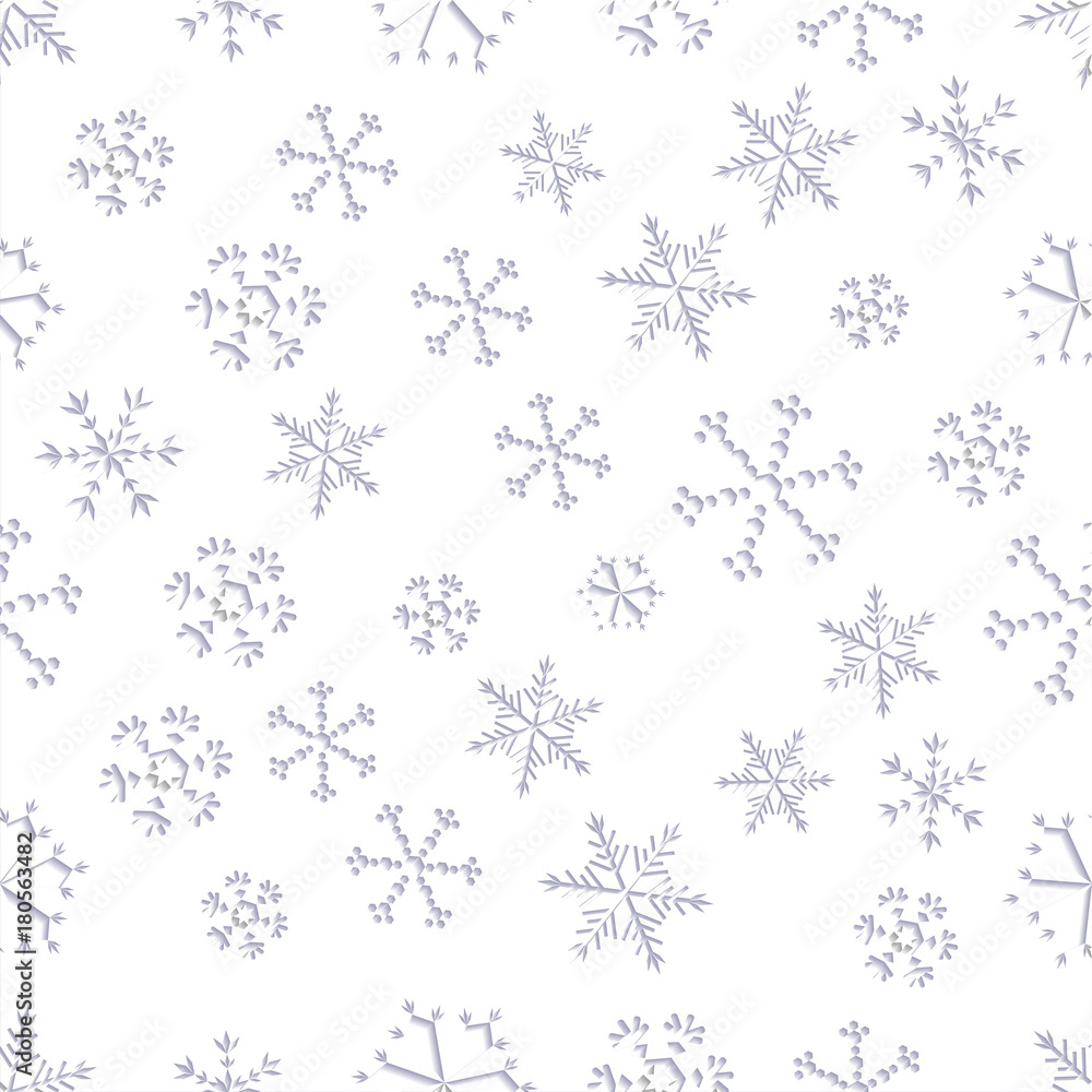 Seamless Snowflakes Pattern Seamless Snowflakes Pattern