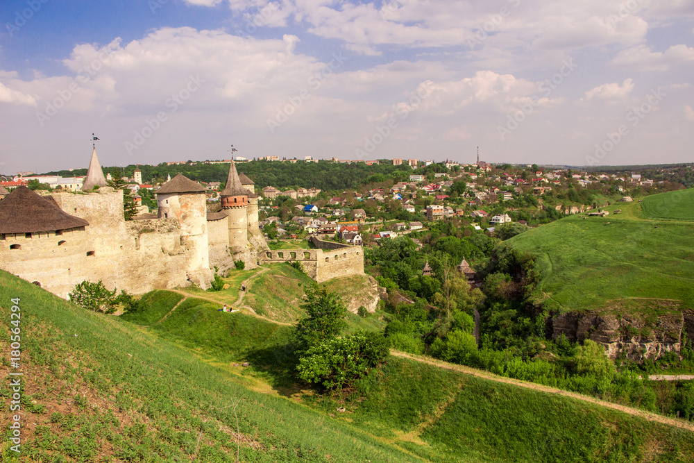 Kamianets-Podilskyi Castle. city of Kamianets-Podilskyi. Ukraine. Europe.