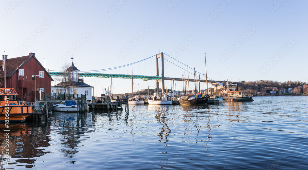 Klippan port in Gothenburg harbor in afternoon sunlight Sweden Gothenburg Klippan port in Gothenburg harbor in afternoon sunlight Sweden Gothenburg