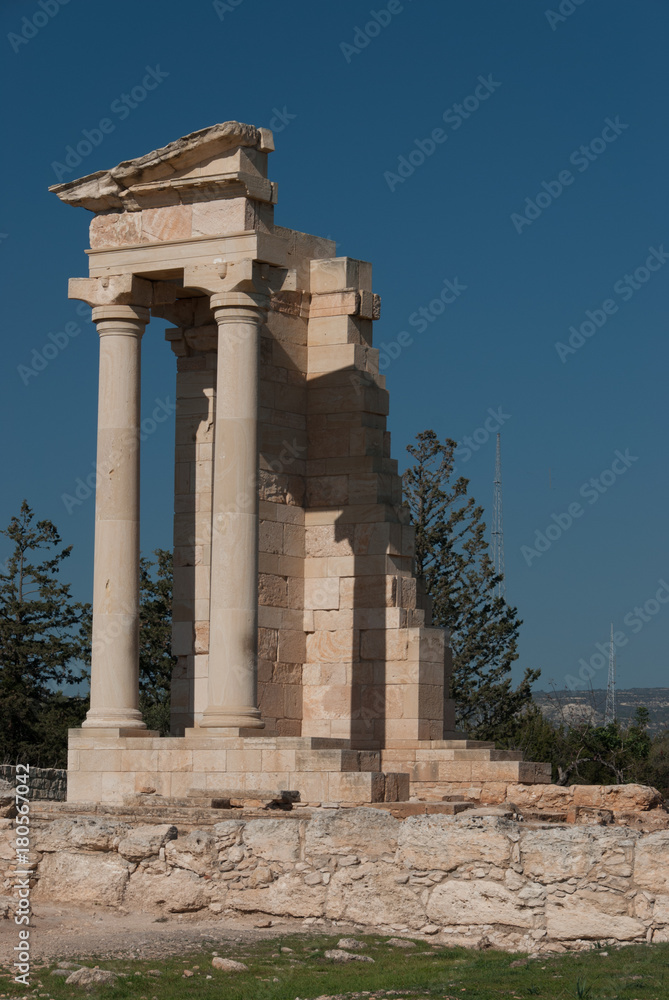 Roman temple remains in Cyprus