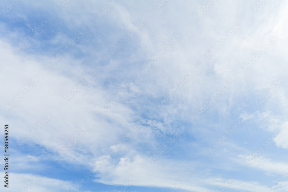 Clear blue sky background with white clouds. Clear blue sky background with white clouds.