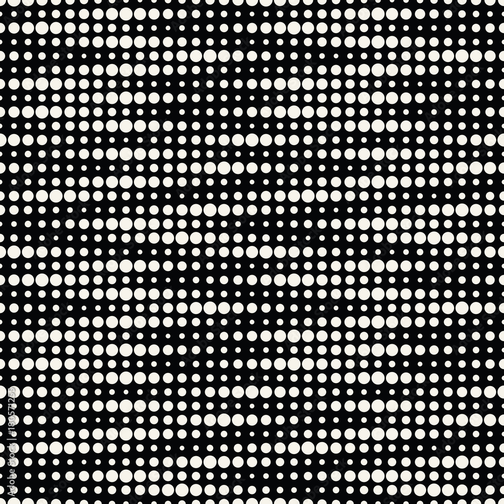 geometric dots halftone gradient seamless pattern design