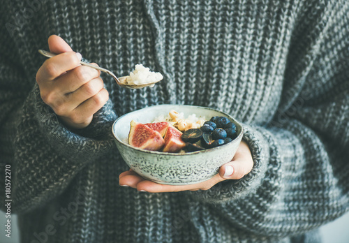 фотографія Healthy winter breakfast