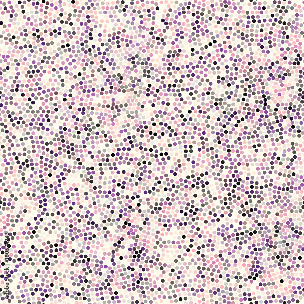 Irregular dots pattern. Seamless background. Mosaic art tile of small dots. Random circles. Irregular dots pattern. Seamless background. Mosaic art tile of small dots. Random circles.