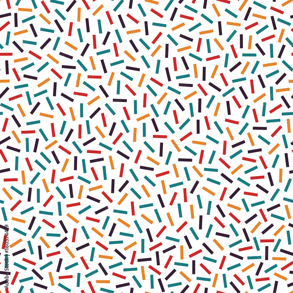 Bright colorful seamless pattern in memphis style. Mosaic tilealbe sticks. Fashion 80-90s Bright colorful seamless pattern in memphis style. Mosaic tilealbe sticks. Fashion 80-90s