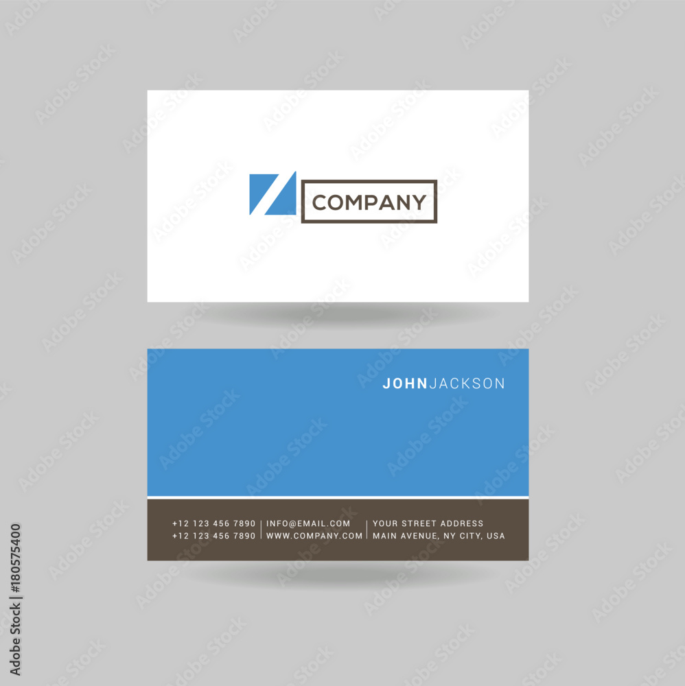 Letter G Logo Icon with Business Card Template Vector.