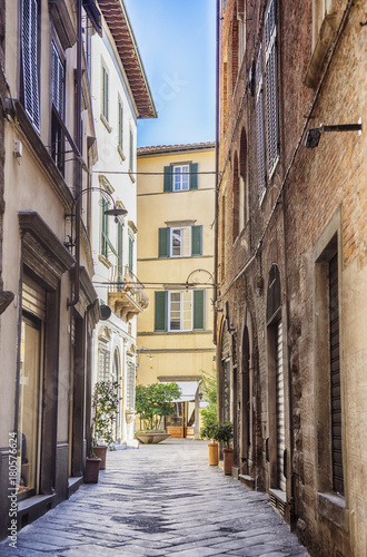 street in old town Lucca  Italy