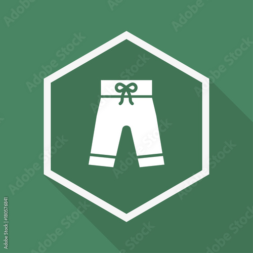 Polygon Button mit Schatten - Hose