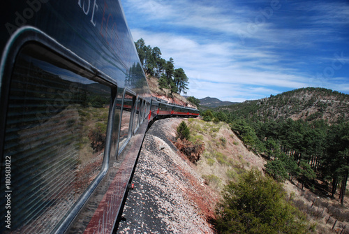 Train Chepe in Barranca del Cobre photo