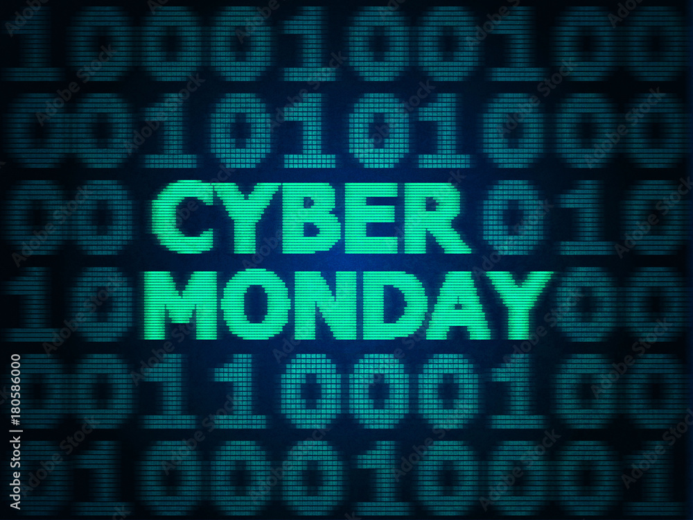 Grunge Cyber Monday Sale