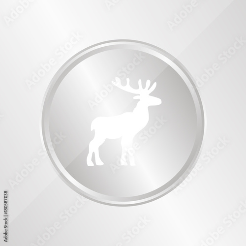 Silber Medaille - Hirsch